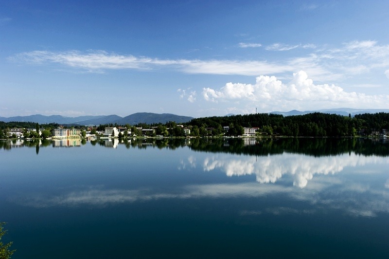 Ansicht Klopeiner See vom Südost-Ufer